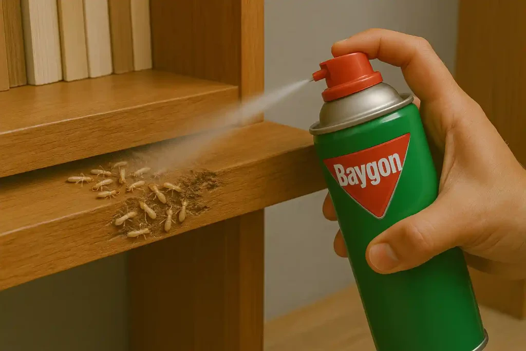 basmi rayap dengan baygon - Petrokil